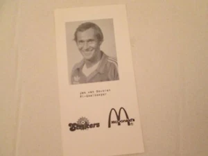1981 Jan van Beveren McDonalds Ft. Lauderdale Strikers Torwart - Bild 1 von 1