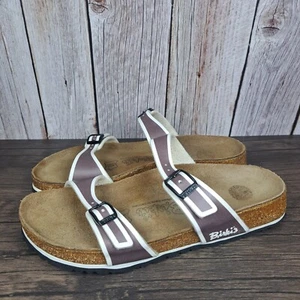 Birkenstock Birkis Salina Double Strap Women's 8 Narrow EU39 Sandals Plum Brown - Picture 1 of 8