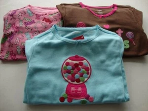 GYMBOREE Bubble Gum Candies Dreams Gymmies Pjs Pajamas Girl Size 8 NWT - 3 Pairs - Picture 1 of 12