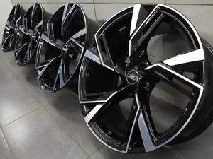4 neue Alufelgen Audi Rotor RS6 17" schwarz poliert A1 A3 A4 A6 Q3 Q5 A7 A5 TT - Bild 1 von 1