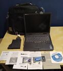 Vintage Dell Latitude CPX MODEL PPX Laptop + Accessories Works Stuck At Password
