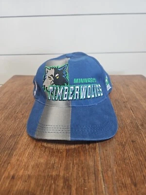 Vtg Minnesota Timberwolves NBA Basketball Hat Sports Specialties Snapback 90s - Image 1 of 4