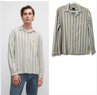 Club Monaco New !! Striped Long-Sleeve Button-Down Shirt Small Men’s - Image 1 of 4