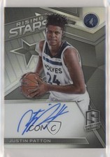 2017-18 Panini Spectra Rising Stars Signatures /199 Justin Patton Rookie Auto RC