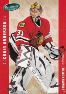 CRAIG ANDERSON, CHICAGO BLACKHAWKS, RARE 2005-06 PARKHURST (U/D) NHL CARD. - Picture 1 of 1
