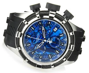 Invicta 26195 Reserve Bolt Chronograph Blue Abalone Dial Men's Watch - Picture 1 of 5