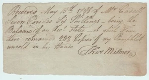 Thomas Milner M.D. (1719-1797), pionero de la electricidad - Imagen 1 de 1