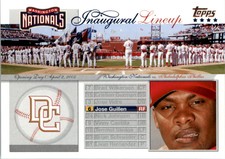 2005 Topps Update Washington Nationals Inaugural Lineup (Pick Choose Complete)
