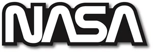 NASA Logo Vinyl Sticker Car Window Decal Bumper Sticker 8.25x2.5" - Picture 1 of 1