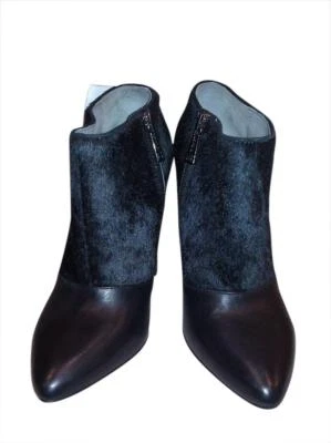 Nuevo botín negro Just Cavalli pelo de becerro genuino y cuero (talla: 38EU/7.5US) Foto 1 de 4