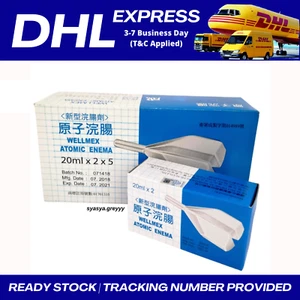 50 Boxes X (2's x 20ml) Wellmex Atomic Enema Adult Constipation Saline Laxative - Picture 1 of 5