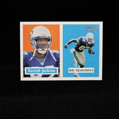 2002  Darrell Jackson  Seattle Seahawks "Heritage" Topps #88 - Image 1 of 2