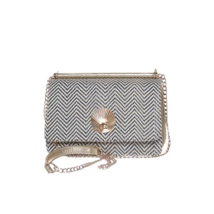 Naf Naf, Umhängetasche, Damen, Blau/Gold, 21, 6, 25 cm #B0n - Bild 1 von 6