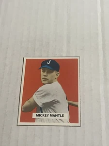 Mickey Mantle 1984 Magazine Insert Hand Cut Card RP 1949 Bowman “Pre-Rookie” - Picture 1 of 2