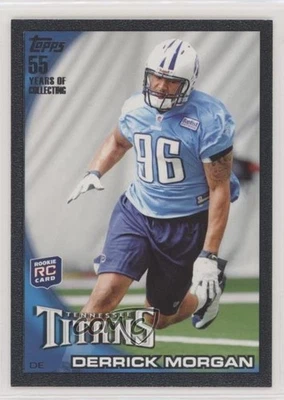 2010 Topps Black /55 Derrick Morgan #362 Rookie RC - Image 1 of 2
