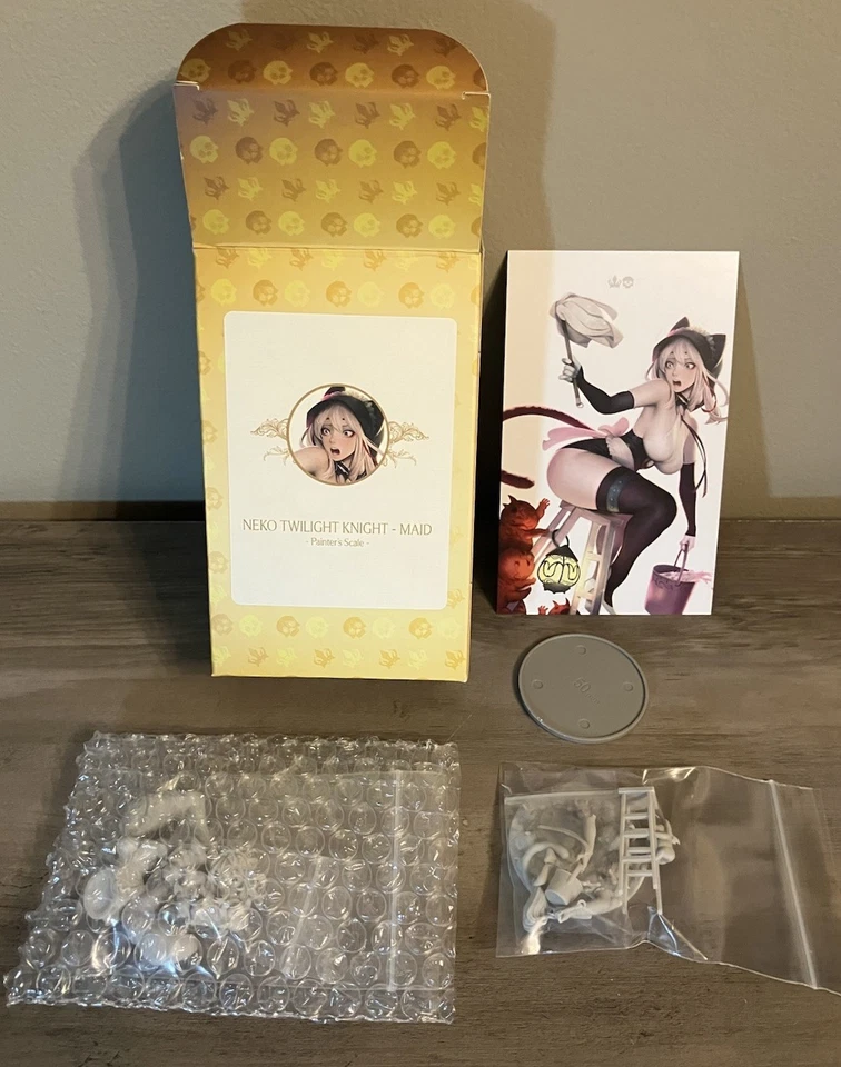 Nuevo Reino Muerte Neko Crepúsculo Caballero Criada Pintor Escala Miniatura Foto 1 de 1