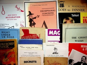 Restposten 15 x Vintage Magie Bücher Tricks Illusion zaubern etc selten Zauberer Kunst - Bild 1 von 24