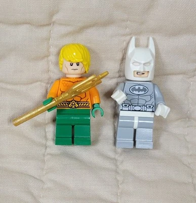Juego de 2 minifiguras Lego Arctic Batman Sh0047 Aquaman Trident Sh0050 Mr Freeze 76000 Foto 1 de 4