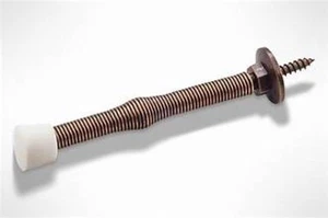 2PK Flexible Rigid Spring Door Stop, Steel, Antique Brass ACE Hardware 6791313 - Picture 1 of 1