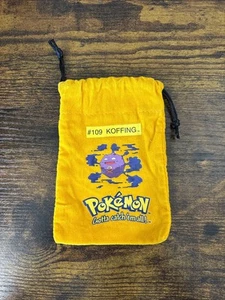 Pokemon VERY RARE Vintage Nintendo 2000 Koffing Yellow Marble Bag Read - Picture 1 of 4