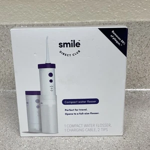 Smile Direct Club COMPAC WATER FLOSSER Cordless Portable Oral Irrigator w/2 tips - Picture 1 of 4