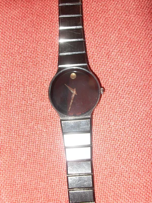 Movado Museum Classic 84.40.881A Damen Armband Uhr Schwarz Quarz - Bild 1 von 4