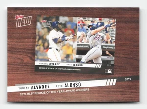 Yordan Alvarez / Pete Alonso 2020 Topps Best of Topps Now New York Mets - Bild 1 von 2