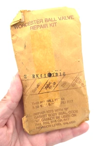 *Nuevo* Kit de reparación de válvula de bola Worcester RK44TR16 RK44 TR16 2"" NUEVO STOCK ANTIGUO - Imagen 1 de 8