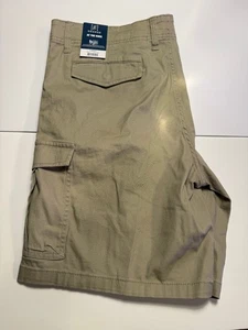 George Herren 10" am Knie mehrere Taschen Komfort Cargo Shorts khaki Gr. 38 - Bild 1 von 4