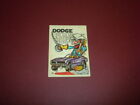 ODDER ODD RODS sticker card #13 Donruss 1970 DODGE CHARGER