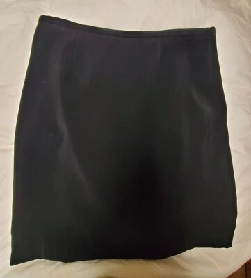 Falda corta East 5th negra con cremallera para mujer - 21 pulgadas elegante talla 14 Foto 1 de 4