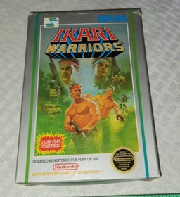 Box Ikari Warriors (Nintendo Entertainment System, NES 1987)  5 screw No Manual 