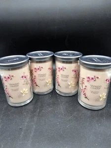 4 Yankee Candle 20 Oz ~ Pink Cherry & Vanilla ~ 2 Wick Jar Tumbler Brand New - Picture 1 of 5