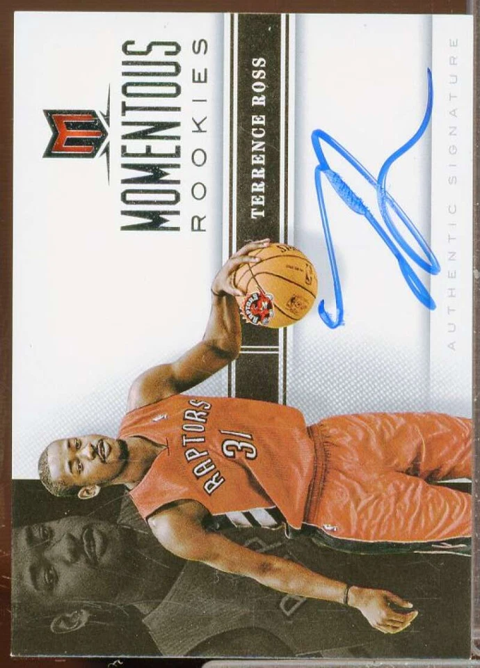 Terrence Ross Rookie Card 2012-13 Momentum Momentous Rookies Autographs #24  - Image 1 of 2