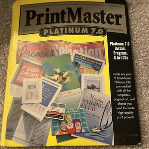 Mindscape Print Master PrintMaster Platinum 7.0 - WIN 95 98 NT W/ User Guide - Picture 1 of 4