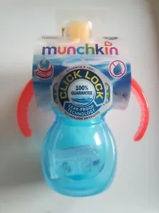 New Munchkin Click Lock Chew Proof Baby Trainer Cup 227ml 6m+  Sippy cup handles - Picture 1 of 2