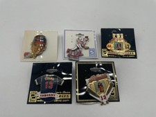 Set Of 5 Cleveland Indians Omar Vizquel Lapel Pins Chief Wahoo Tribe Pinhead