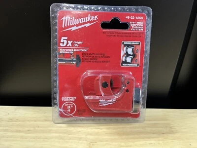 Milwaukee 48-22-4258 3/4” Mini Copper Tubing Cutter - Image 1 of 4