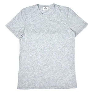 NWT $125 Vivienne Westwood Men's Gray Orb Logo Print Cotton T-Shirt M AUTHENTIC - Picture 1 of 6