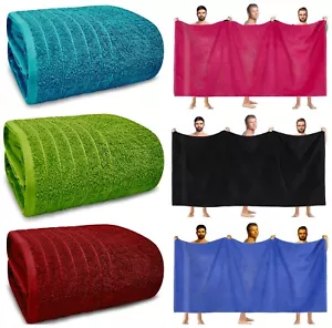 Luxury Big Super Jumbo Bath Sheet 100% Egyptian Cotton Super Soft XXL Bath Towel - Picture 1 of 57