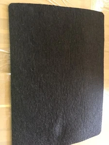 FIELTRO - SILLA NEGRA ""GRADO", TALLA 1,5 MT x 300 MM, 3,2 MM DE ESPESOR FUERTE DURADERA - Imagen 1 de 4