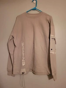 Energie Outstreet Graphic Sweatshirt Light Beige Womens Size Large Waterproof - Picture 1 of 4