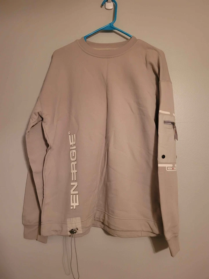 Energie Outstreet Graphic Sweatshirt Light Beige Womens Size Large Waterproof - Image 1 of 4