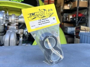 TM Racing RC 1:12 Rear Gray Compound Wheels 4018 PAIR BRAND NEW RC10 BoLink - Picture 1 of 10