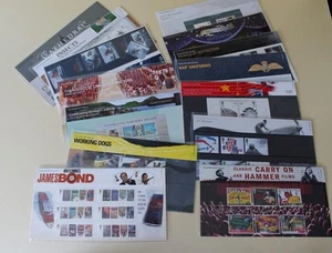 GB 2008 PRESENTATION PACKS COLLECTION OF 14 PACKS COMMEMORATIVE STAMPS MINT SETS - Picture 1 of 3