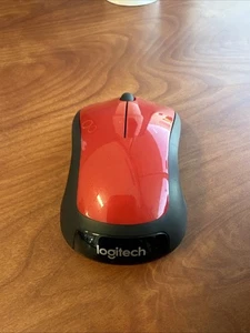 Logitech M310 Wireless Mouse for PC/Mac Red - Picture 1 of 2