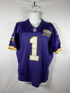 Vintage Puma NFL Minnesota Vikings 40th Anniversary #1 Fan Jersey Size Medium - Picture 1 of 10