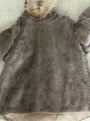 Vintage Military Arctic Parka Wool Coat w Real Coyote Fur Hood WWII Era - Image 1 of 4