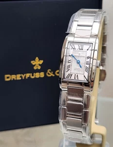 Dreyfuss & Co Swiss Ladies Watch Steel Bracelet Handmade Switzerland New RRP£390 - Picture 1 of 20