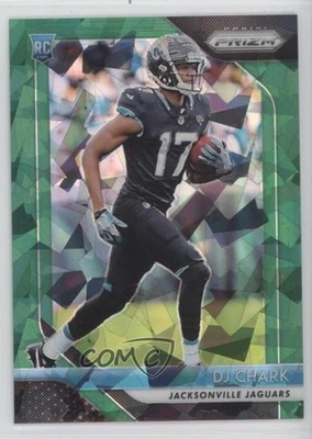 2018 Panini Prizm Rookie Green Crystals Prizm /75 DJ Chark Jr #223 Rookie RC - Image 1 of 2